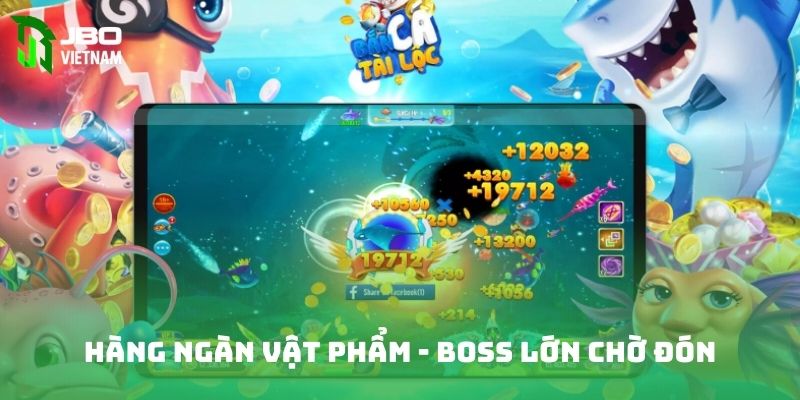 Hàng ngàn vật phẩm và boss chờ đón