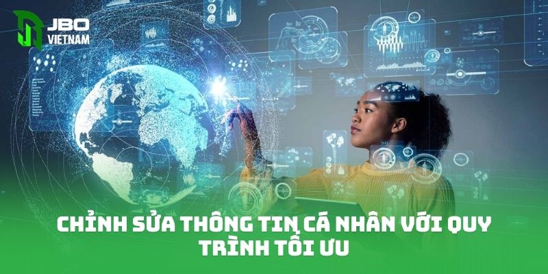 Chỉnh sửa thông tin cá nhân với quy trình tối ưu